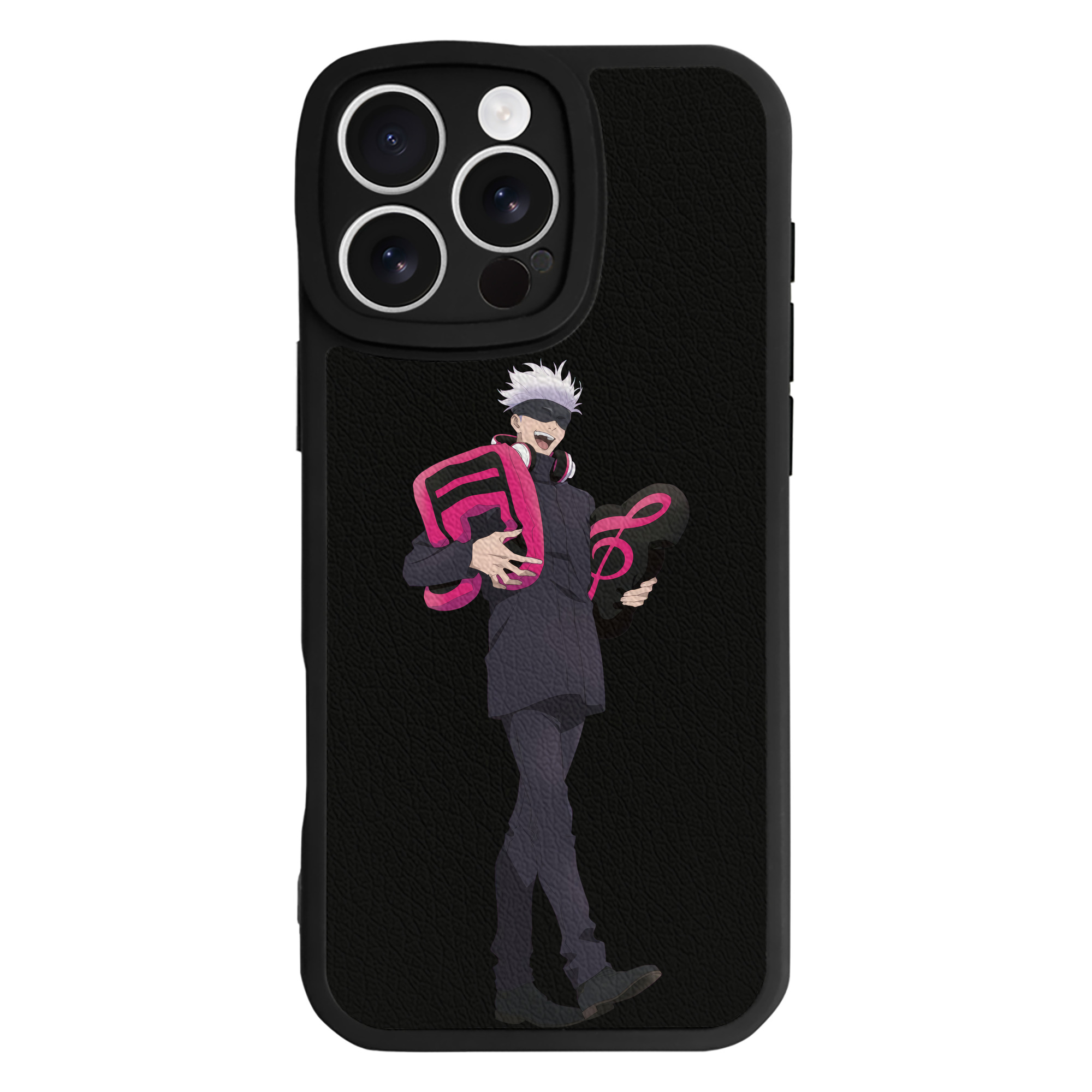 （画像用） 呪術廻戦 Jujutsu Kaisen 【iPhone 16シリーズ対応】シリコンスマホケース（レザー調） 材質：シリコン
